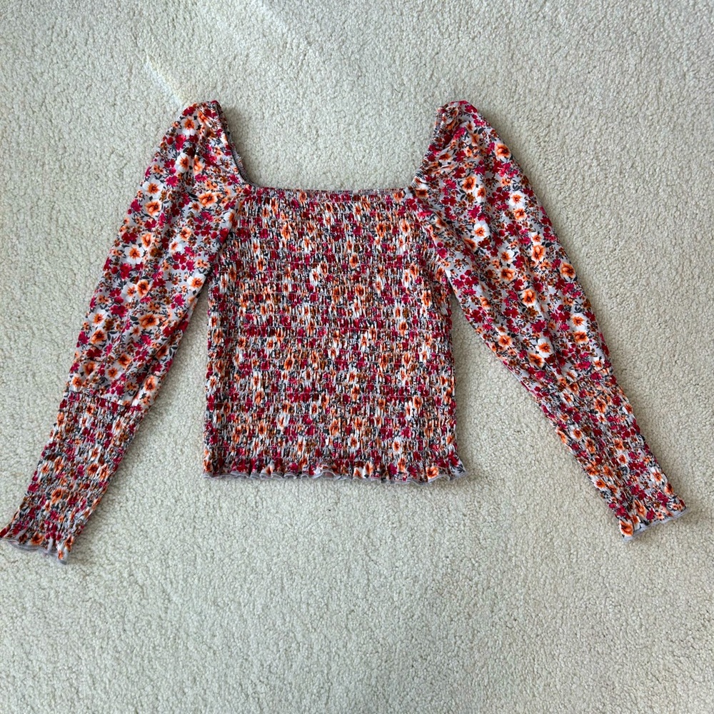 Francesca’s Mi Ami Girls Floral Top